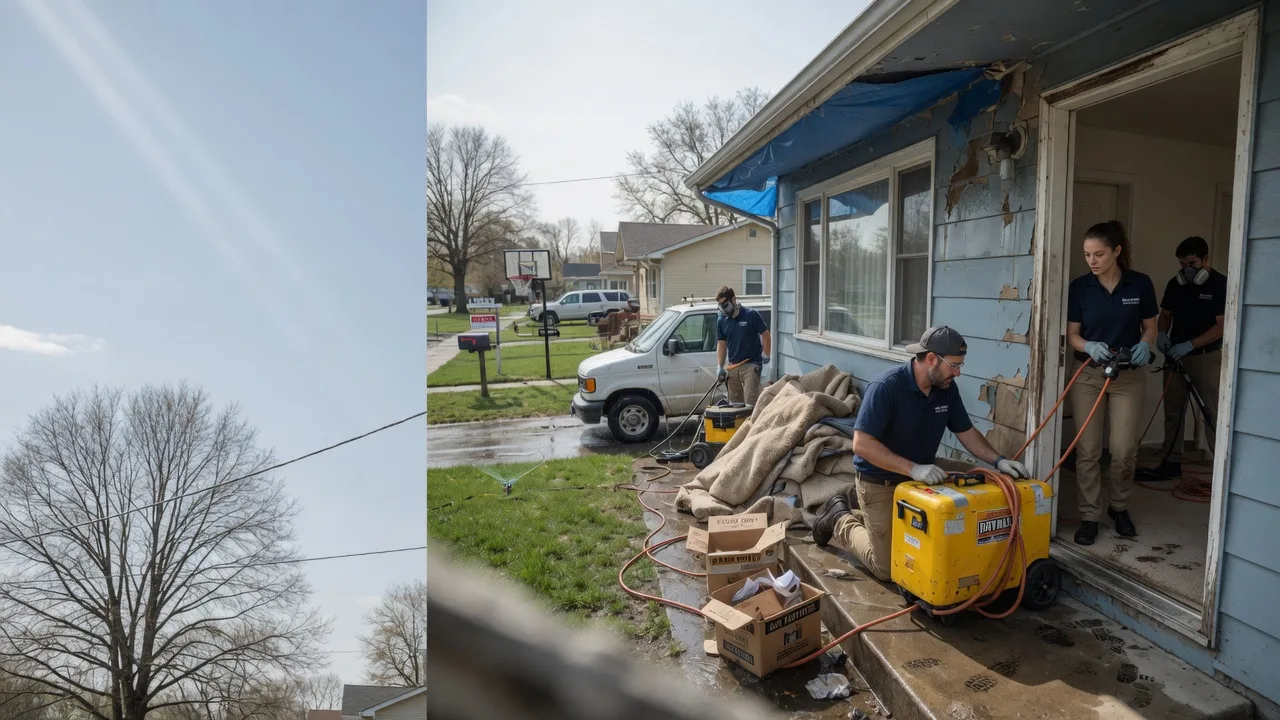 Basement Flood Cleanup in Ludell, KS near me
